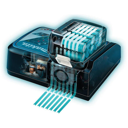 2026 18-Volt-LXT-Akku und Rapid Optimum Charger Starter Pack (5,0 Ah) mit Bonus bürstenlosem 18-V-LXT-Trenn-/Winkelschleifer BL1850BDC2XAG04