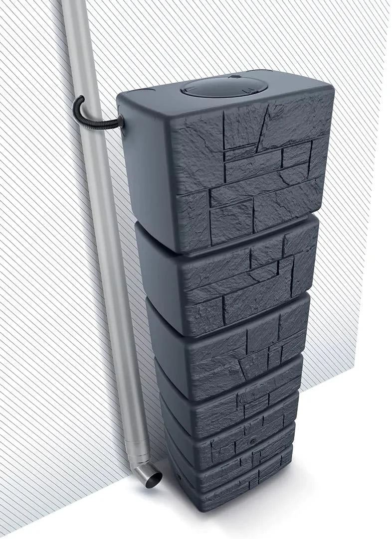 2026 2026 Regenwassertank Tower Stone, Regentonne 350-500L