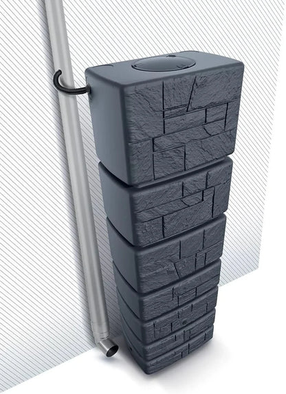 2026 2026 Regenwassertank Tower Stone, Regentonne 350-500L