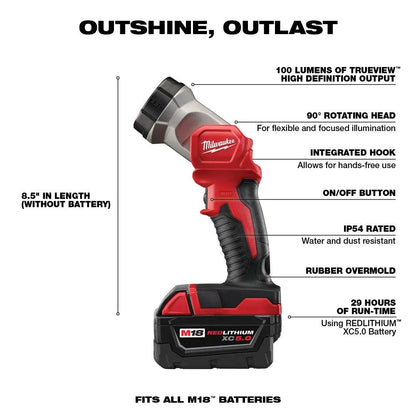 2026 2026 M18 FUEL 18V Akku-Kit Combo mit 7 Werkzeugen und 5,0 Ah Lithium-Ionen-Akku ohne Bürstenmotor