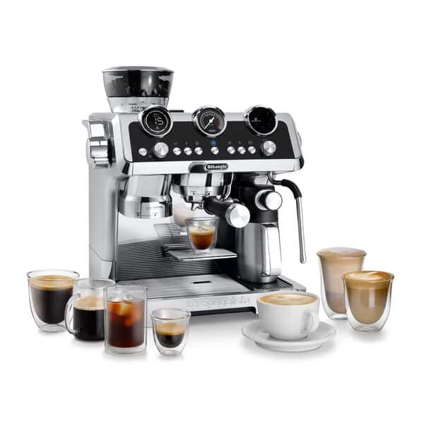 2026 DeLonghi La Specialista Maestro Heiß- und Kaltbrüh-Kaffeemaschine (Vollkorn-/Kaltbrüh-Behälter) - Silber