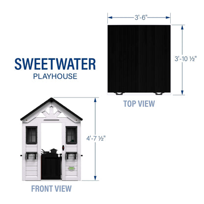 2026 Backyard Discovery Sweetwater Spielhaus – Weiß