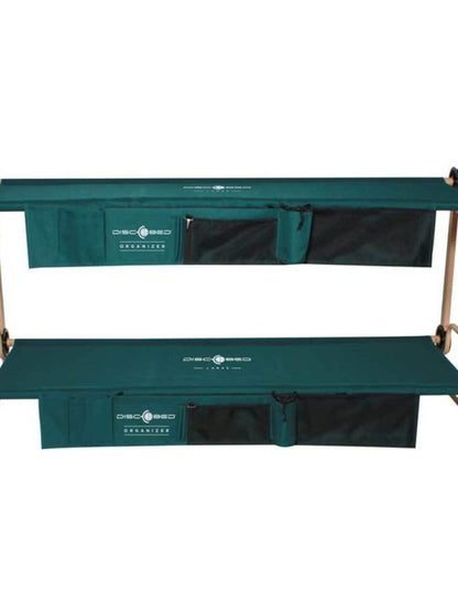 2026 Disc-O-Bed Large Cam-O-Bunk Bankfähiges Doppelbett mit Aufbewahrungsorganisatoren, Grün