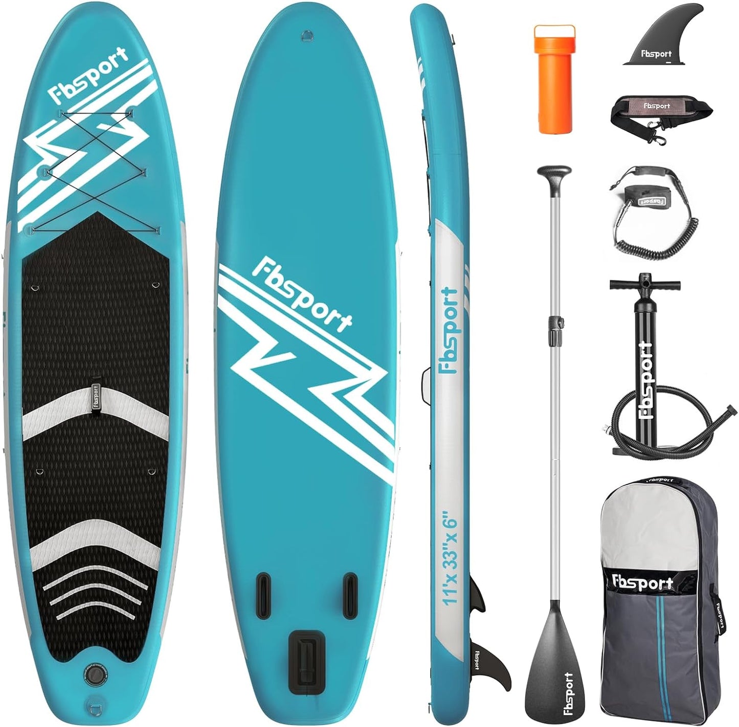 2026 Premium-Stand-Up-Paddle-Board, Yoga-Board mit strapazierfähigem SUP-Zubehör und Tragetasche | Breiter Stand, Surf-Kontrolle, rutschfestes Deck, Leine, Paddel und Pumpe für Jugendliche und Erwachsene