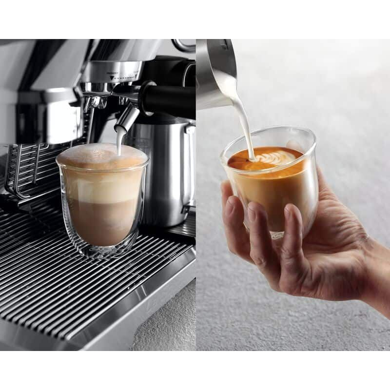 2026 DeLonghi La Specialista Maestro Heiß- und Kaltbrüh-Kaffeemaschine (Vollkorn-/Kaltbrüh-Behälter) - Silber