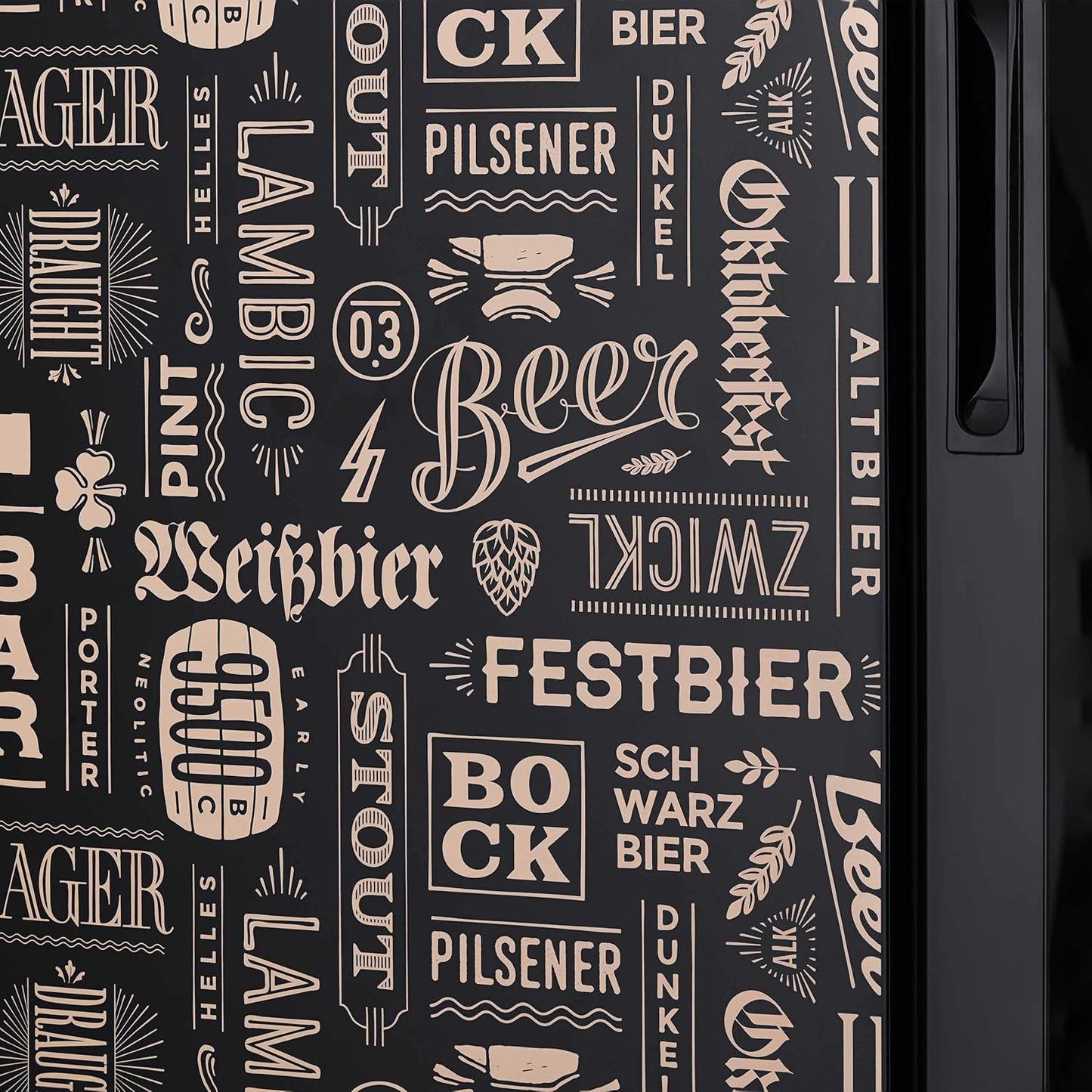 2026 Getränkekühlschrank | Freistehender Kühlschrank für 126 Dosen mit Glastür mit Scharnier rechts | Mini-Getränkekühlschrank, perfekt für Bier, Wein, Limonade und kühlere Getränke