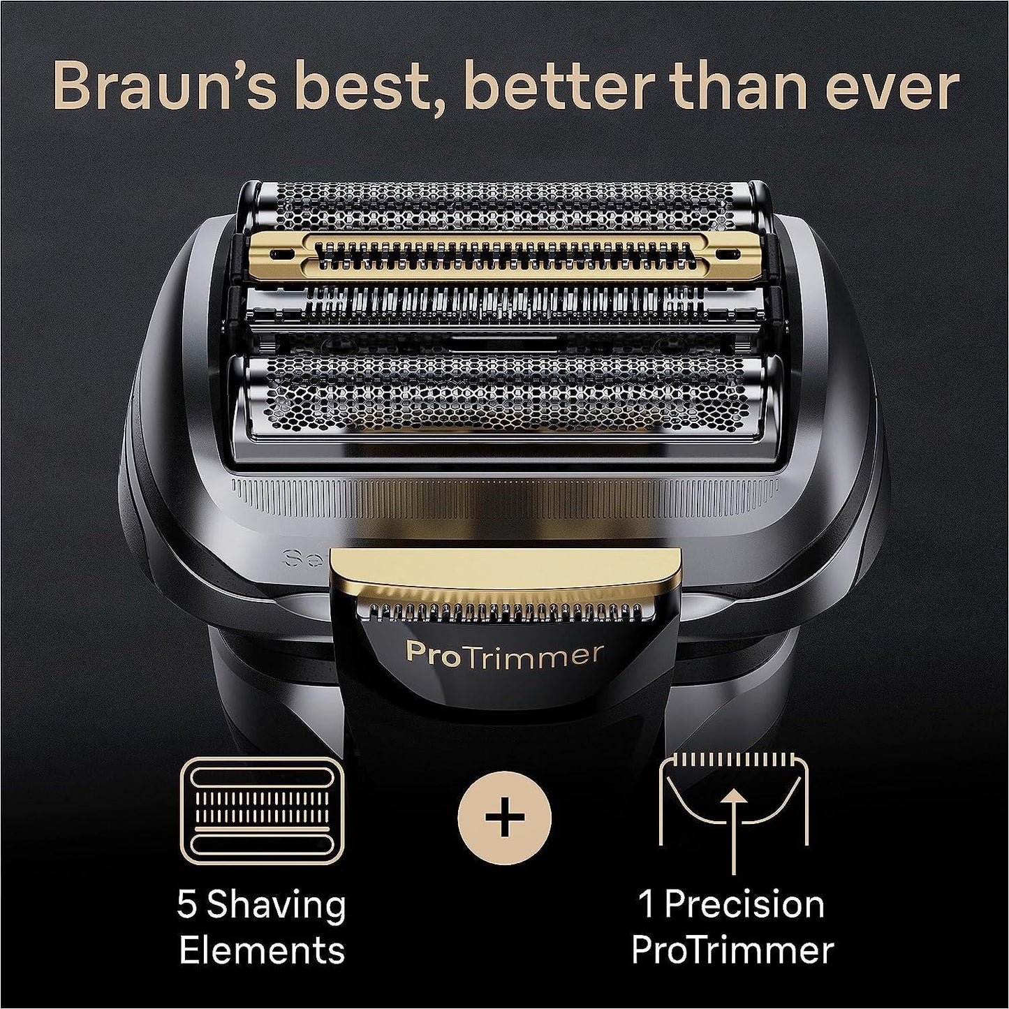 2026 2026 Braun Series 9 Pro+ 9477cc Nass- und Trockenrasierer mit 5-in-1 SmartCare Center und PowerCase, Silber