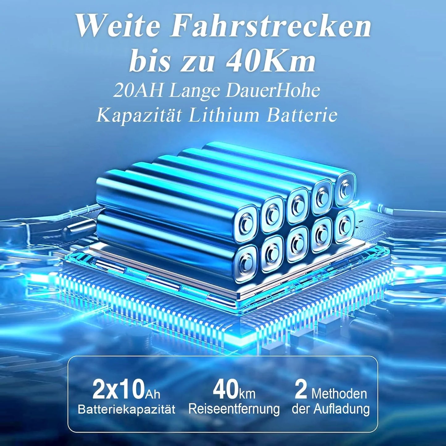 2026 WEYRAL 50cm Breite Sitz Elektrischer Rollstuhl für Erwachsene,mit Schutzhülle, Leichter Elektro Rollstuhl bis 150kg,40km Lange Elektrorollstuhl, Elektro Rollstuhl für Senioren