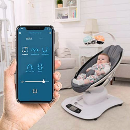 2026 4moms mamaRoo 4 Multi-Motion™ Babywippe – Bluetooth Baby Swing mit 5 einzigartigen Bewegungen