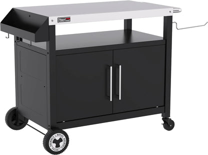 2026 Grillwagen für den Außenbereich mit Rädern – Kücheninsel aus Edelstahl