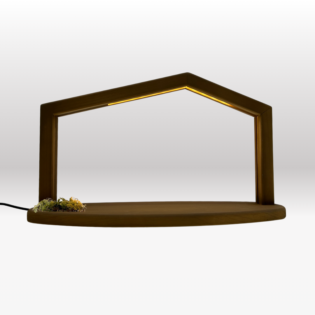 Adventskalender Nr. 3: von Akantus natur mit Stall "Akantus Design" brown