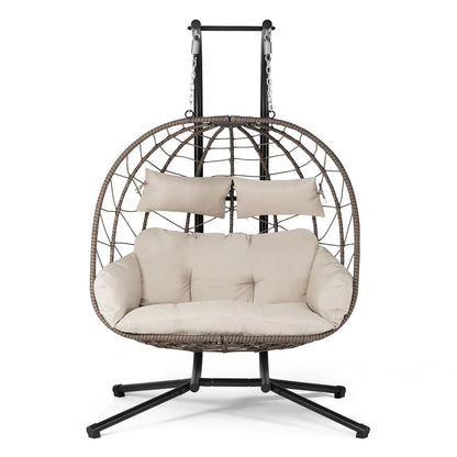 2026 Polyrattan Doppelhängesessel Aria