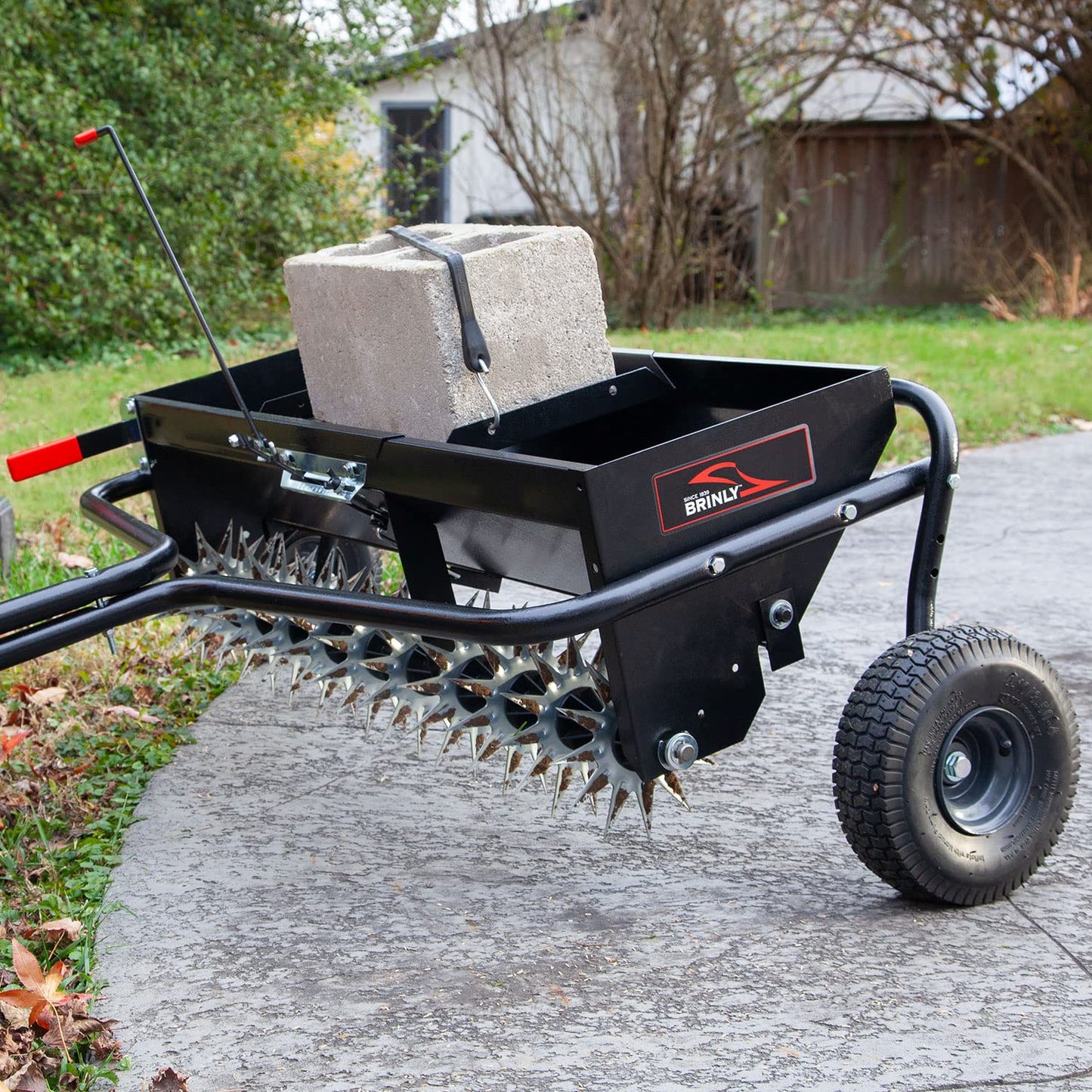 2026 Brinly AS2 40BH P Kombination Aerifizierer Streuwagen