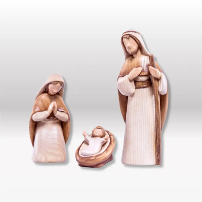 Heilige Familie (3 Figuren) von Akantus bemalt I AB-1