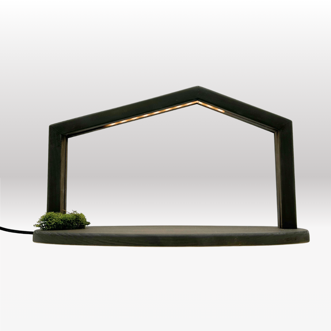 Adventskalender Nr. 3: von Akantus natur mit Stall "Akantus Design" grau
