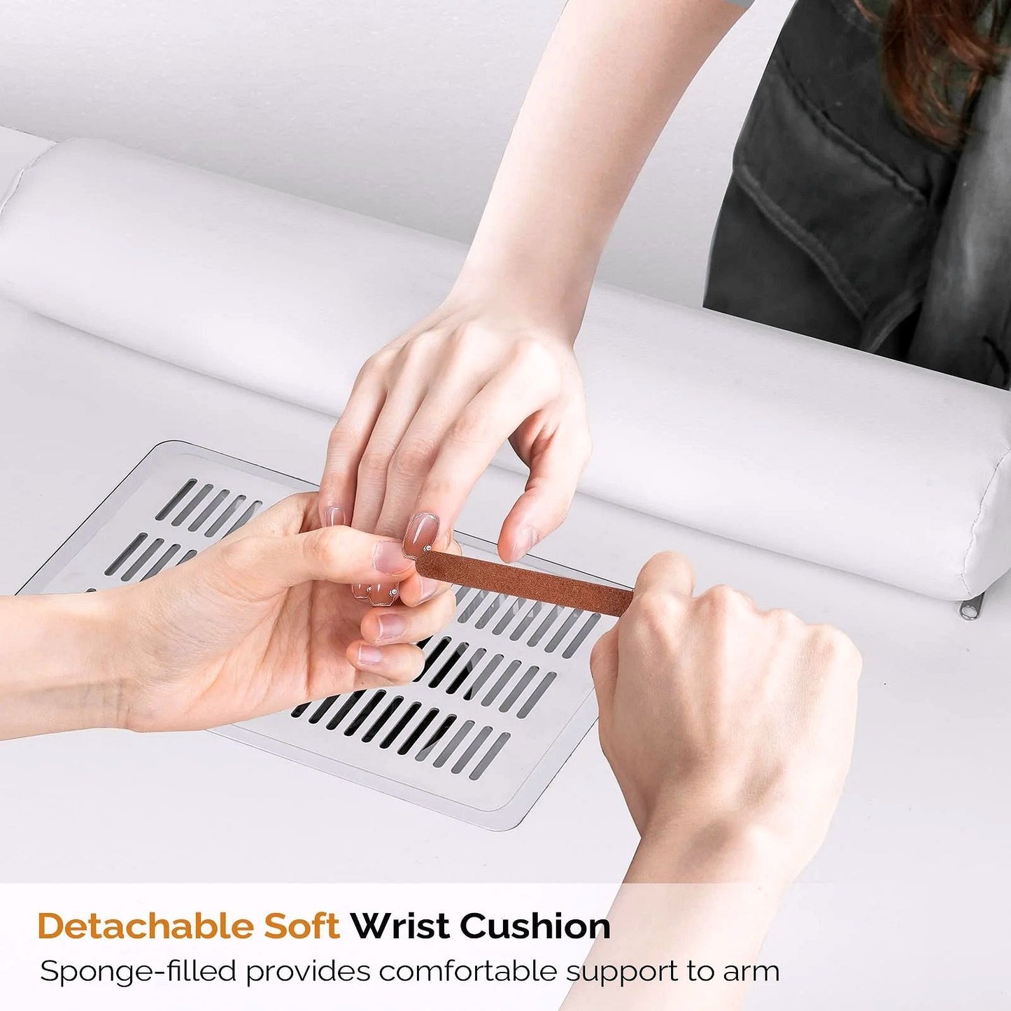 2026 OmySalon Manikürtisch / Nageltisch mit elektrischem Absaugventilator (Downdraft Vent)