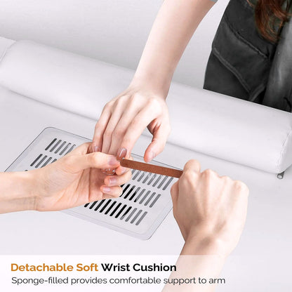 2026 OmySalon Manikürtisch / Nageltisch mit elektrischem Absaugventilator (Downdraft Vent)