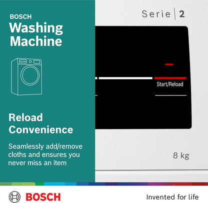 2026 Bosch Frontlader-Waschmaschine 8 kg, deutsche Ingenieurskunst, innovative Bosch Waschmaschine, WAJ20180GC"MIN