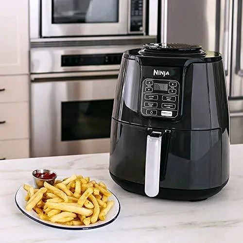 2026 Ninja AF101 Heißluftfritteuse, 4 Qt, Schwarz/Grau