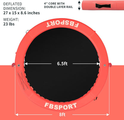 2026 Aufblasbares Dock, schwimmende Plattform, 2,44 m aufblasbares Wasserhängematten-Schwimmdeck für See mit Getränkehalter, runder Schwimmring, Schwimmfloß, Liegeinsel, Plattformpolster