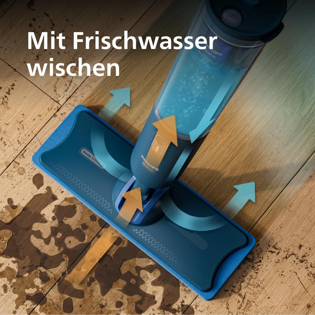 2026 Philips OneUp Elektrowischer (5000er Serie, 2 Feuchtigkeitseinstellungen)
