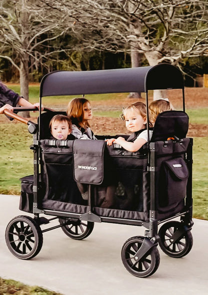 2026 W4 Luxe Kinderwagen 4-Sitzer