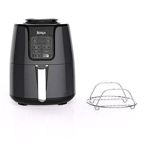 2026 Ninja AF101 Heißluftfritteuse, 4 Qt, Schwarz/Grau