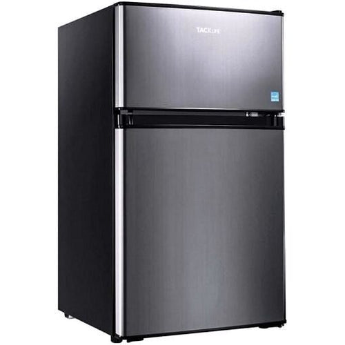 2026 Mini-Kühlschrank mit Gefrierfach, 3,1 Cu.Ft Kompaktkühlschrank mit LED-Beleuchtung