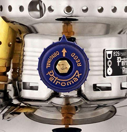2026 HK500 Drucklaterne, 500 Kerzenstärke mit 1 Quart Kerosintank für Zuhause, Camping oder als Notbeleuchtung, handmontierte 400-Watt-Hochdrucklampe, poliertes Messing