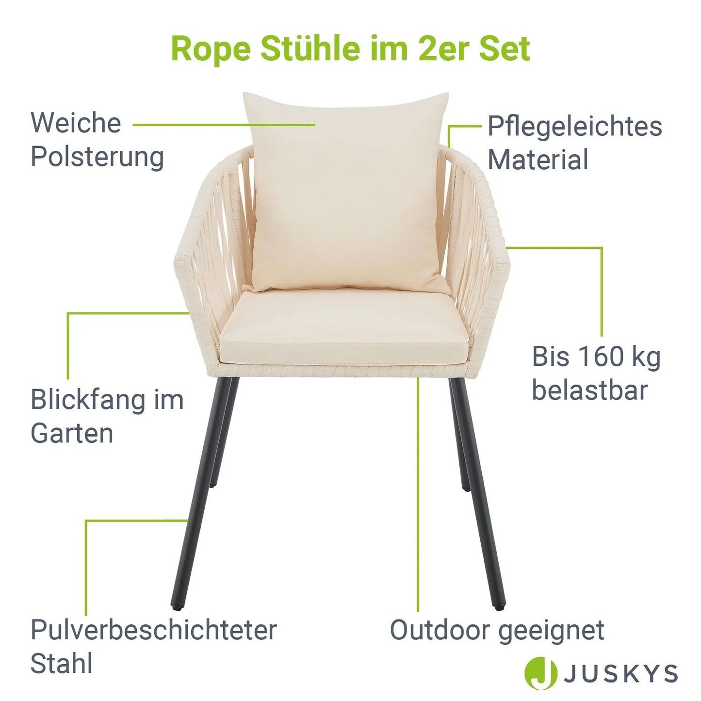 2026 2er-Set Rope Stühle
