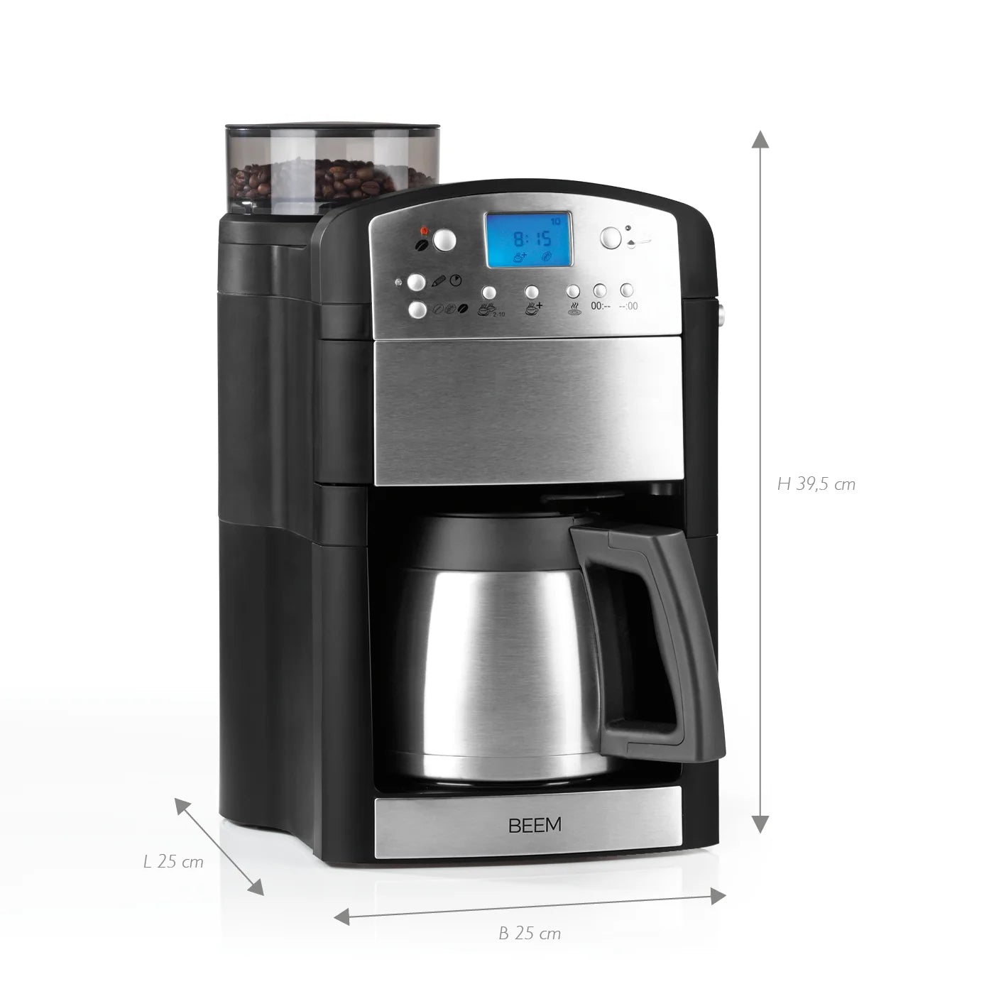 2026 FRESH-AROMA-PERFECT Filterkaffeemaschine mit Mahlwerk - Duo