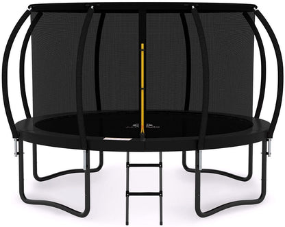 2026 JUMPZYLLA Outdoor-Trampolin mit Sicherheitsnetz für Kinder – 8 FT