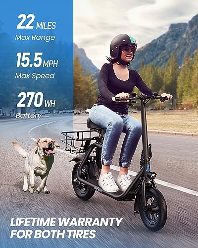 2026 URBANMAX C1 Elektroroller mit Sitz, 450W leistungsstarker Motor, bis zu 35 km Reichweite
