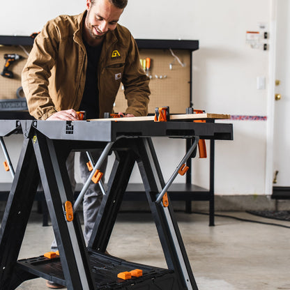 2026 WORX – Pegasus Klappbarer Arbeitstisch & Sägebock