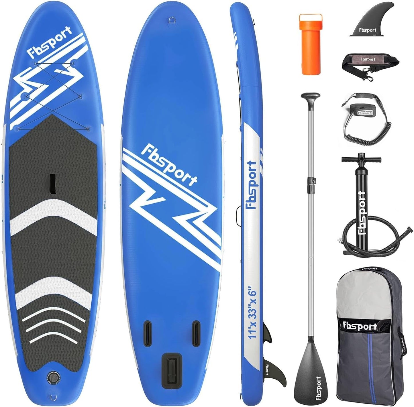 2026 Premium-Stand-Up-Paddle-Board, Yoga-Board mit strapazierfähigem SUP-Zubehör und Tragetasche | Breiter Stand, Surf-Kontrolle, rutschfestes Deck, Leine, Paddel und Pumpe für Jugendliche und Erwachsene