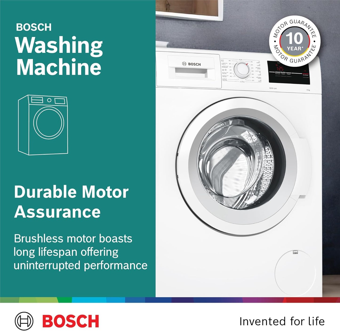 2026 Bosch Frontlader-Waschmaschine 8 kg, deutsche Ingenieurskunst, innovative Bosch Waschmaschine, WAJ20180GC"MIN