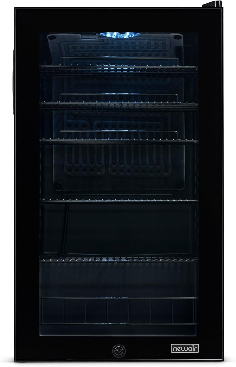 2026 Getränkekühlschrank | Freistehender Kühlschrank für 126 Dosen mit Glastür mit Scharnier rechts | Mini-Getränkekühlschrank, perfekt für Bier, Wein, Limonade und kühlere Getränke