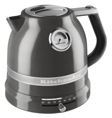 2026 KitchenAid Artisan Frühstücksset inkl. Wasserkocher 5KEK1522, 2 Scheiben Toaster 5KMT2204 und Brötchenaufsatz