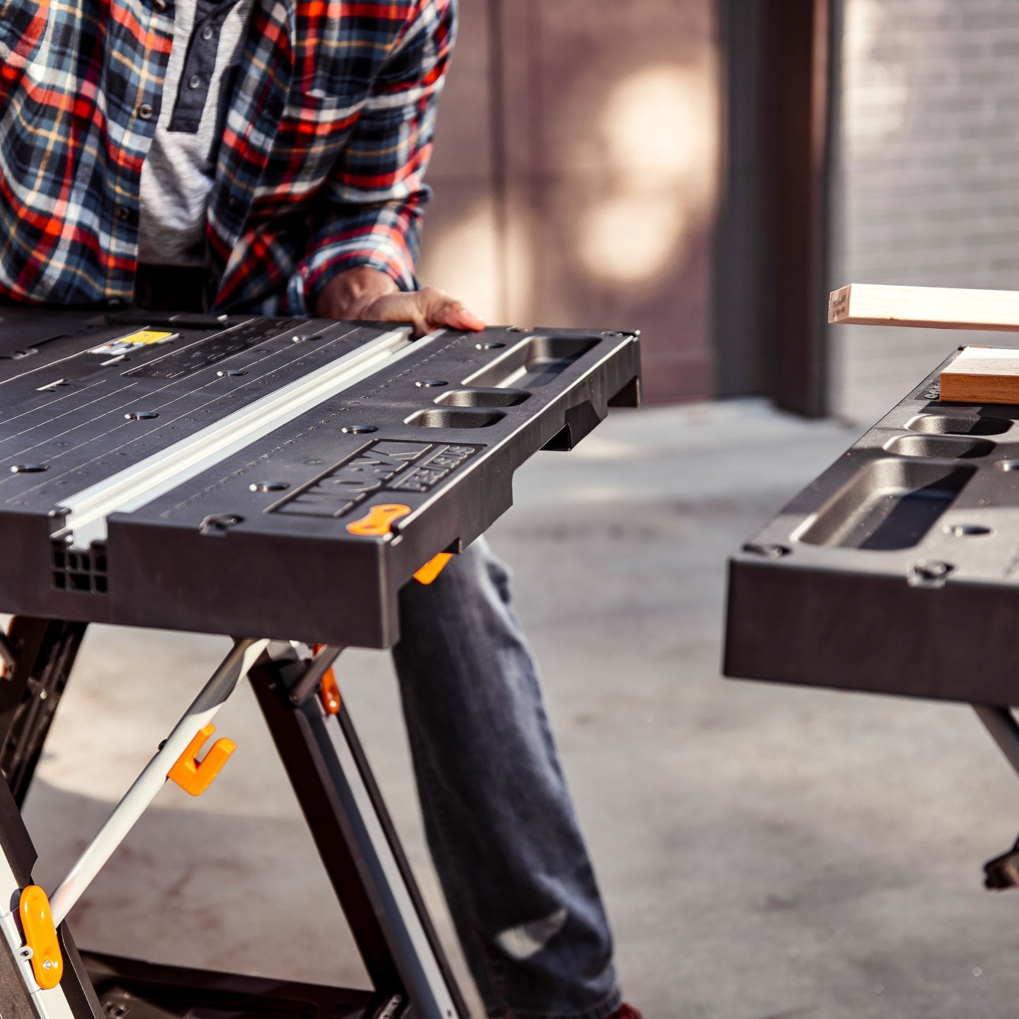 2026 WORX – Pegasus Klappbarer Arbeitstisch & Sägebock