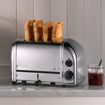 2026 Dualit Classic NewGen 4-Scheiben-Toaster aus Edelstahl