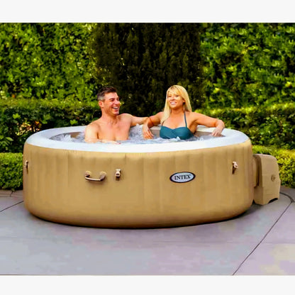 2026 2026 Intex PureSpa Bubble Massage 120-Düsen Aufblasbarer Whirlpool Spa-Set
