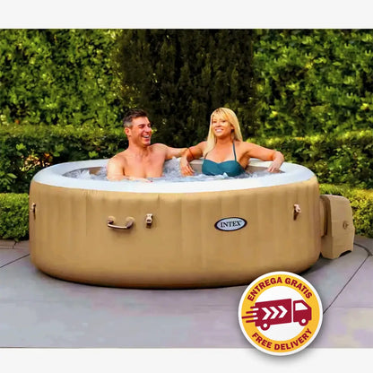 2026 2026 Intex PureSpa Bubble Massage 120-Düsen Aufblasbarer Whirlpool Spa-Set