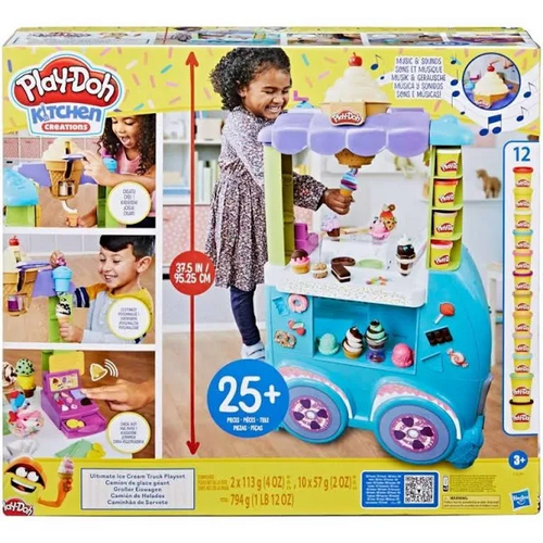 2026 Hasbro HSBF1039 Play-Doh Ultimatives Eiswagen-Spielset, mehrfarbig