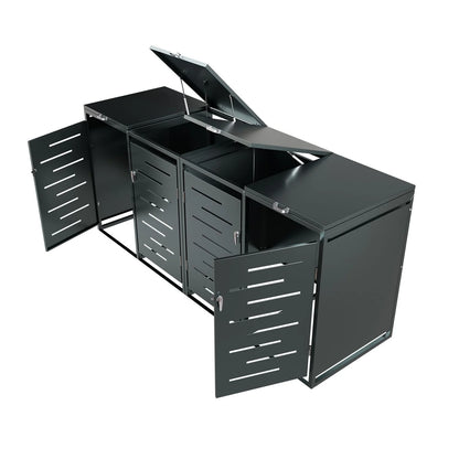 2026 Metall Mülltonnenbox Arel