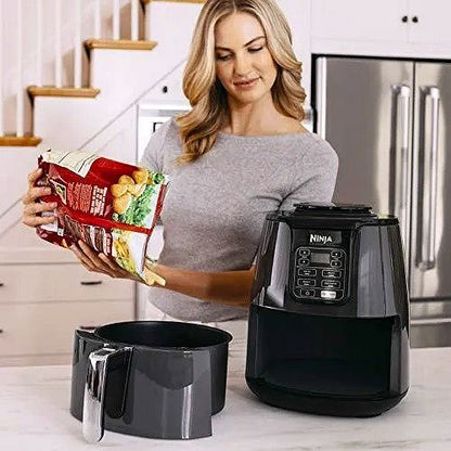 2026 Ninja AF101 Heißluftfritteuse, 4 Qt, Schwarz/Grau