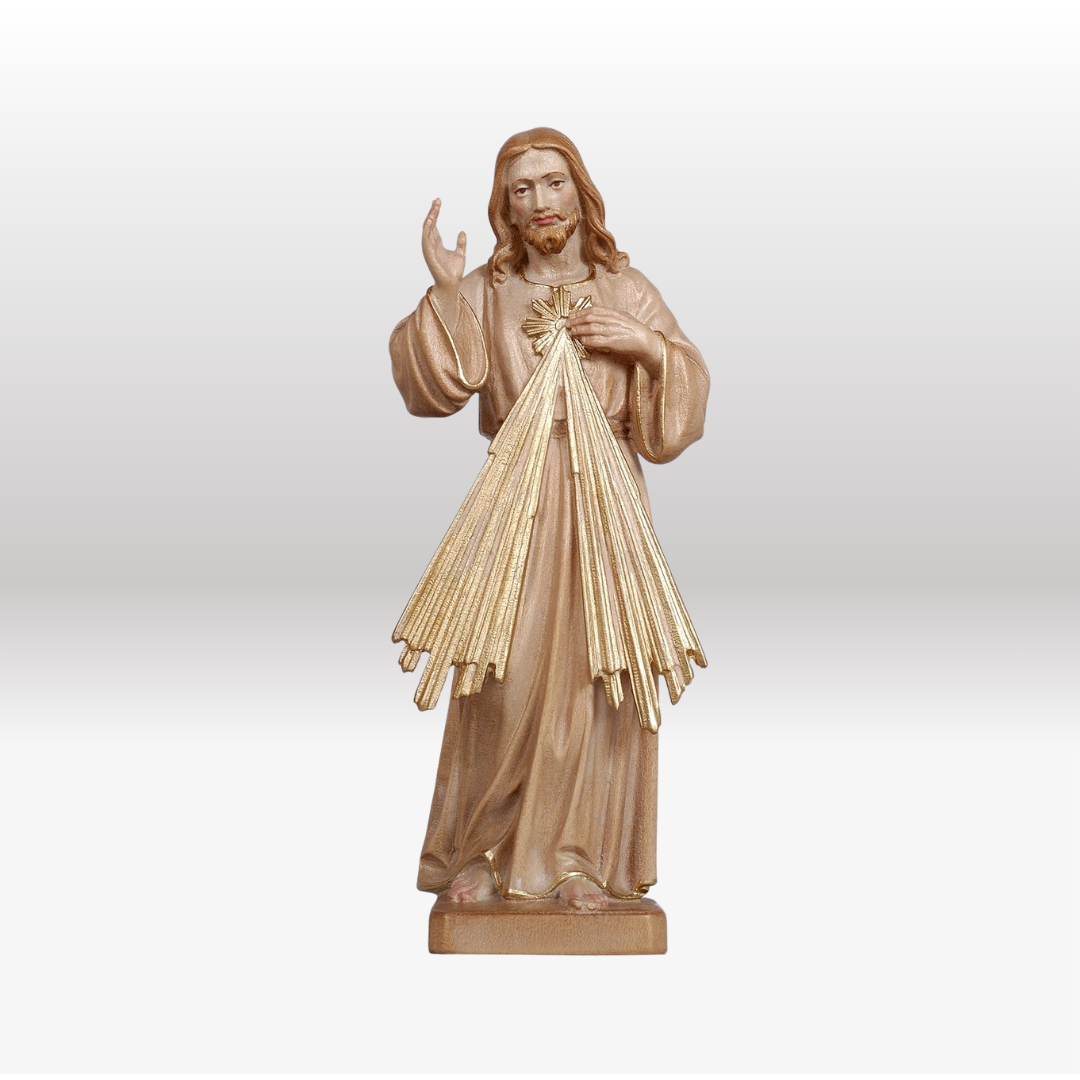 Jesus Barmherzigkeit 3 fach gebeizt