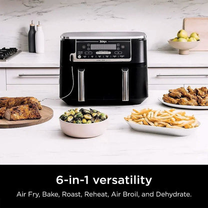 2026 Ninja DZ550 Foodi 10 Quart 6-in-1 DualZone Heißluftfritteuse