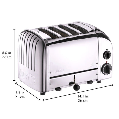 2026 Dualit Classic NewGen 4-Scheiben-Toaster aus Edelstahl