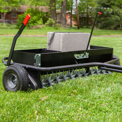 2026 Brinly AS2 40BH P Kombination Aerifizierer Streuwagen
