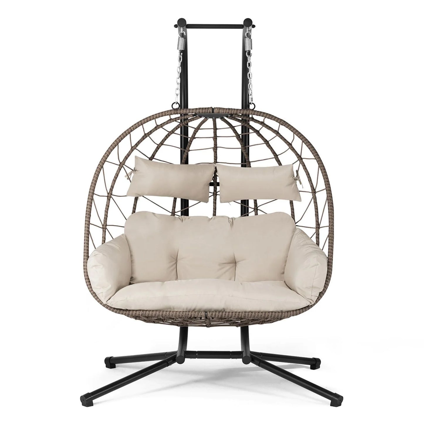 2026 Polyrattan Doppelhängesessel Aria